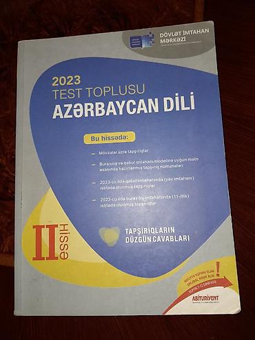 Testlər: Azərbaycan dili Testlər 11-ci sinif, DİM, 2-ci hissə, 2023 il — 1