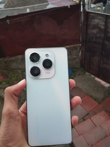 Tecno: Tecno Spark 20 Pro, 256 GB, rəng - Ağ, Barmaq izi, Face ID