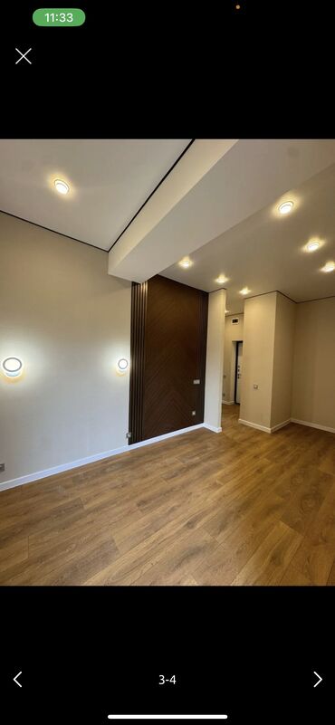 саламат курулуш: 1 комната, 31 м², Элитка, 7 этаж, Дизайнерский ремонт