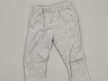 szerokie szare spodnie: Spodnie dresowe, 2-3 lat, 92/98, stan - Dobry