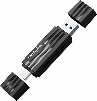 type c: Карт-ридер Lenovo thinkplus Type‑C/USB‑A (модель C101) Универсальный — 2