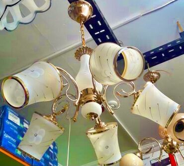 Xalçalar: Çılçıraq, 5 lampa, Metal