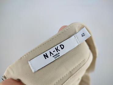 flared jeans: NA-KD, Spodnie materiałowe damskie, rozmiar XL — 4