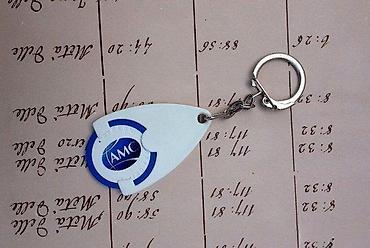 Ostali antikviteti: Metalni privesci za ključeve - Kapsch, Recom & Čuvar novčića. Cena — 1