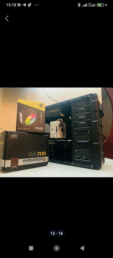 Настольные ПК и рабочие станции: Компьютер, ядер - 6, ОЗУ 6 ГБ, Игровой, Новый, Intel Core i5, AMD Radeon RX 580, HDD + SSD — 1