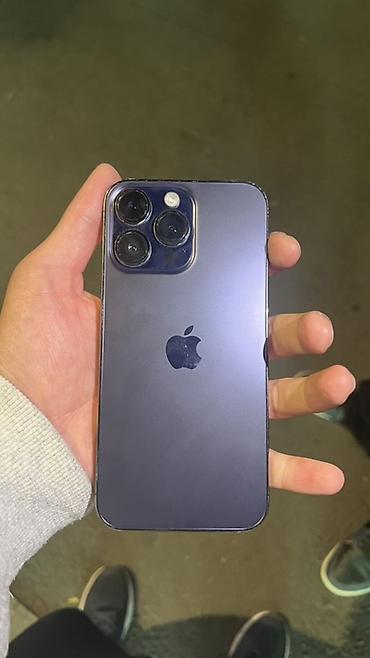 IPhone 14 Pro, Б/у, 256 ГБ, Deep Purple, 90 %