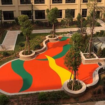 детск: Бесшовное покрытие для детских и спортивных площадок (EPDM крошка + PU — 2