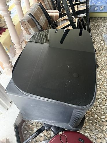 mingəcevir mebel: Şüşə qapılı TV tumbası Teze kimidi iwlek veziyetdedi qirigi sokuyu — 8