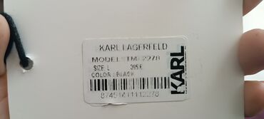 crna šljokičasta haljina: Karl Lagerfeld L (EU 40), color - Black