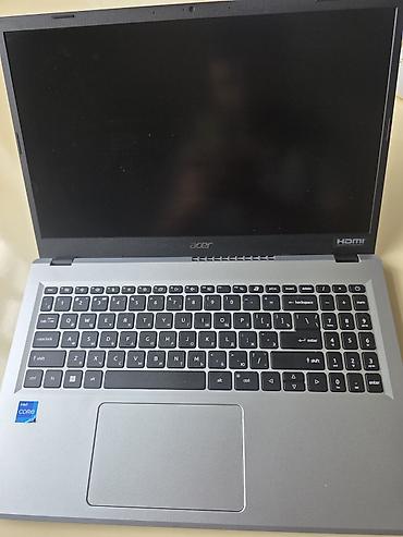 Acer noutbuk – gümüşü korpus, 15.6" ekranlı model Xüsusiyyətlər: -