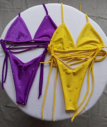sergio tacchini kupaci zenski: Badić – dvodelni bikini set sa trakama i kristalnim detaljima - — 5