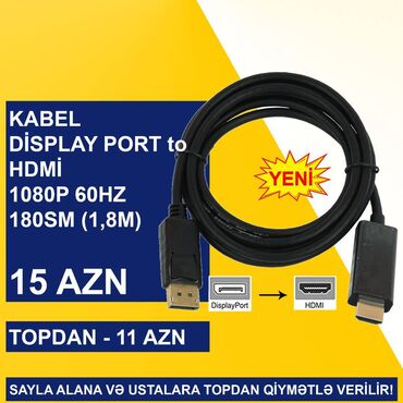 Digər kompüter aksesuarları: HDMİ Kabellər SAYLA ALANA VƏ USTALARA TOPDAN QİYMƏTLƏ VERİLİR! ⭐Type-C — 3