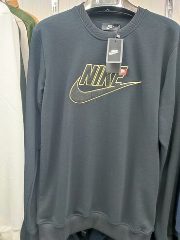 одежда для девочки: Мужская толстовка, 4XL (EU 48), Nike, Новый, цвет - Серый, Самовывоз