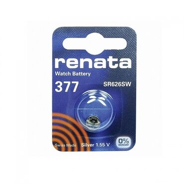 renata: Батарейки для часов фирма Renata : 377, 321, 364, 371, 394, 395