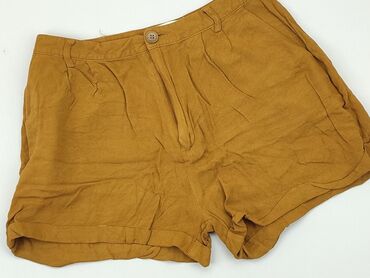 skórzane brązowa spódnice: Shorts, Pull and Bear, M (EU 38), condition - Very good