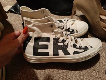 zenske patike sa platformom cena: Converse, 42, color - White