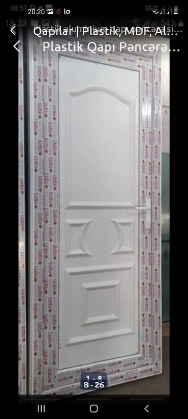 Qapıların təmiri: Plastik Naxışlı Hamam Qapıları — 6