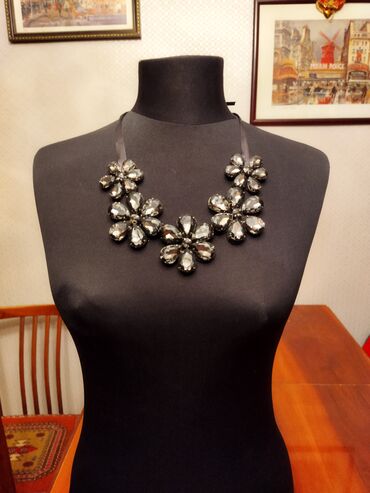 Bijuteriya dəstləri: Qadın bəzək dəsti və boyunbağılar - Çoxqatlı boyunbağı: Yüngül krem — 12