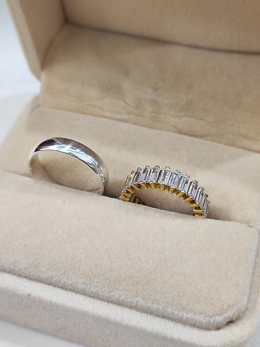 Серебряные кольца: Серебряные парные кольца Серебро напыление жёлтое золото 925 пробы at lalafo.kg — 7 Серебряные кольца: Серебряные парные кольца Серебро напыление жёлтое золото 925 пробы — 7