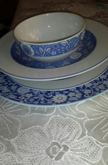 Nahar dəstləri və servizlər: Nahar dəsti, rəng - Ağ, Farfor, 12 nəfərlik, Türkiyə — 15