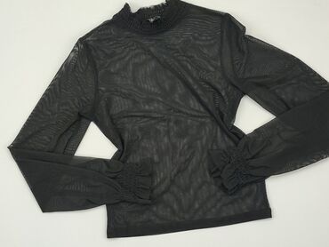 czarne bluzki na długi rekaw: Blouse, New Look, M (EU 38), condition - Very good