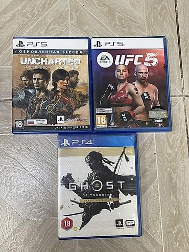 Uncharted коллекция 2000с Ghost of Tsushima 2000c UFC 5 2500c