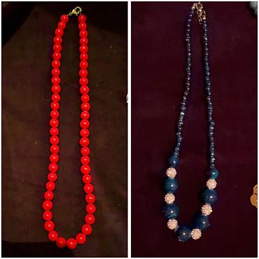 Другие ювелирные изделия: Серебряные цепи, все бусы из натуральных камней, серебряные кулоны и — 8