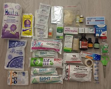 multi rullar: Maşının texniki baxışcın İlk tibbi canta. Geniş tərkibli ilk yardım — 1