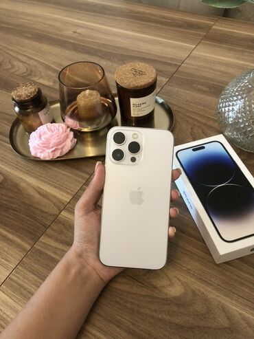 Apple iPhone: IPhone 14 Pro Max, 256 GB, Gümüşü, Face ID