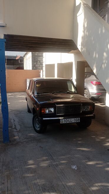 VAZ (LADA): LADA Riva/2107 sedan – klassik dizaynlı, tünd 🍒-bordo rəngli kuzov — 16