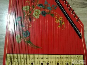 Ostali muzički instrumenti: Anticki Nemacki zicani musical instrument Zither Veci i Manji — 13