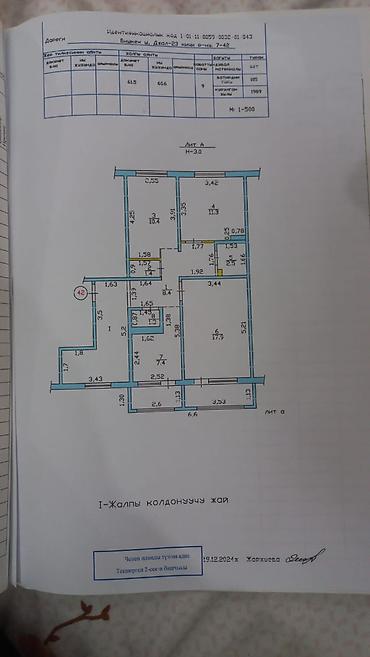115: 4 комнаты, 80 м², Средний Джал 105 серия, 5 этаж, Свежий ремонт — 2