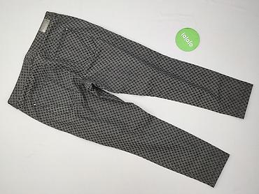 jeansy patchworkowe: Spodnie materiałowe damskie, rozmiar XL — 3