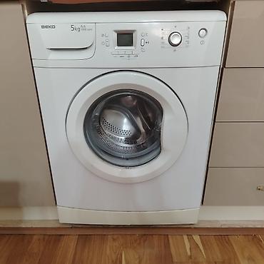 sulu vintilyator: Paltaryuyan maşın Beko, 5 kq, İşlənmiş, Qurutmasız — 2