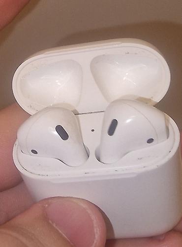nausnik bluetooth: İşlənmiş Simsiz (Bluetooth) Qulaqcıqlar, Apple, rəng - Ağ — 2