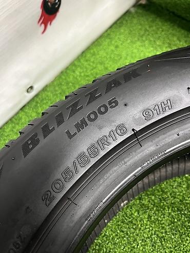 ling long: Шины 205 / 55 / R 16, Зима, Б/у, Пара, Легковые, Bridgestone — 5