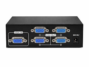 vga сплиттер: 🔌 VGA Splitter 1x4 (на 4 порта) VGA Splitter 1x4 предназначен для — 1