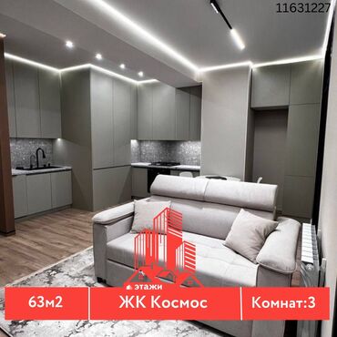 Другая коммерческая недвижимость: 3 комнаты, 63 м², Элитка, 9 этаж, Дизайнерский ремонт