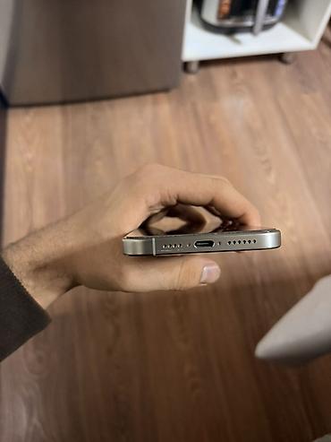 Apple iPhone: IPhone 15 Pro Max, Б/у, 256 ГБ, Natural Titanium, Защитное стекло, 80 % — 5