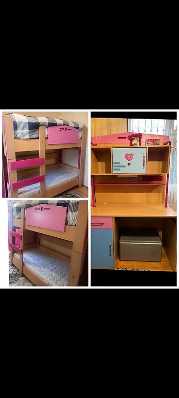 Oğlan və qız üçün, İşlənmiş, Çarpayı, Matras ilə, Siyirməli