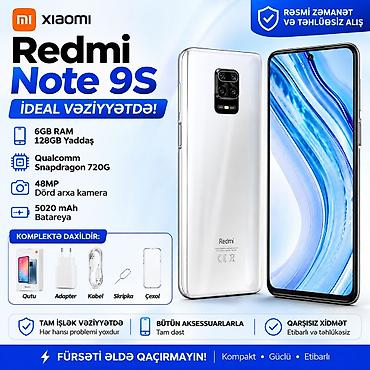 samsung zoom 4: Redmi Note 9S, 128 GB, rəng - Ağ, Sensor, Barmaq izi, İki sim kartlı — 1