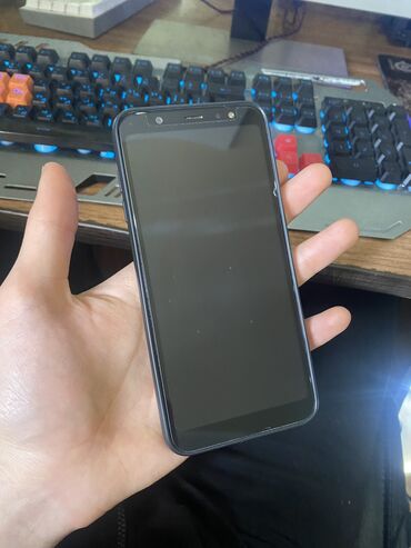 oppo телефон: Samsung Galaxy A6 Plus, Б/у, 32 ГБ, цвет - Черный, 2 SIM