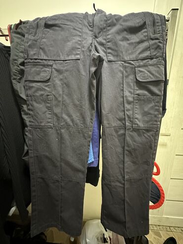 брюки карго мужские: Брюки S (EU 36), M (EU 38), цвет - Серый