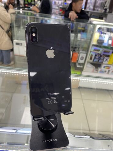 купить iphone x 256 бу: IPhone X, Колдонулган, 256 ГБ, Space Gray, Каптама, Коргоочу айнек, 100 %