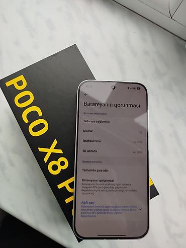 xbox one x azerbaycan: Poco X8 Pro, 512 GB, rəng - Ağ, Sensor — 2