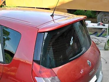 Spojleri: KROVNI SPOJLER KACKET ZA GEPEK RENAULT RENO SCENIC 2 II | Spojler — 2