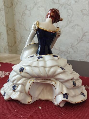 Heykəlciklər: 120 AZN Çexiyanın Porselen Balerina Fiquru. Zərləri getməyib təzə, heç — 11