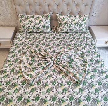 Наволочки: Постельное бельё 100% хлопок, постельное бельё, простынь на резинки — 37