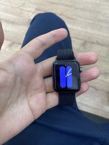 Smart saatlar: Apple Watch Series 3, 42 mm, GPS modeli Xüsusiyyətlər: - Korpus — 3