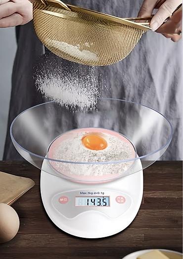 кондитерские весы: Электронные кухонные весы с чашей - Диапазон взвешивания: до 3 кг - — 1